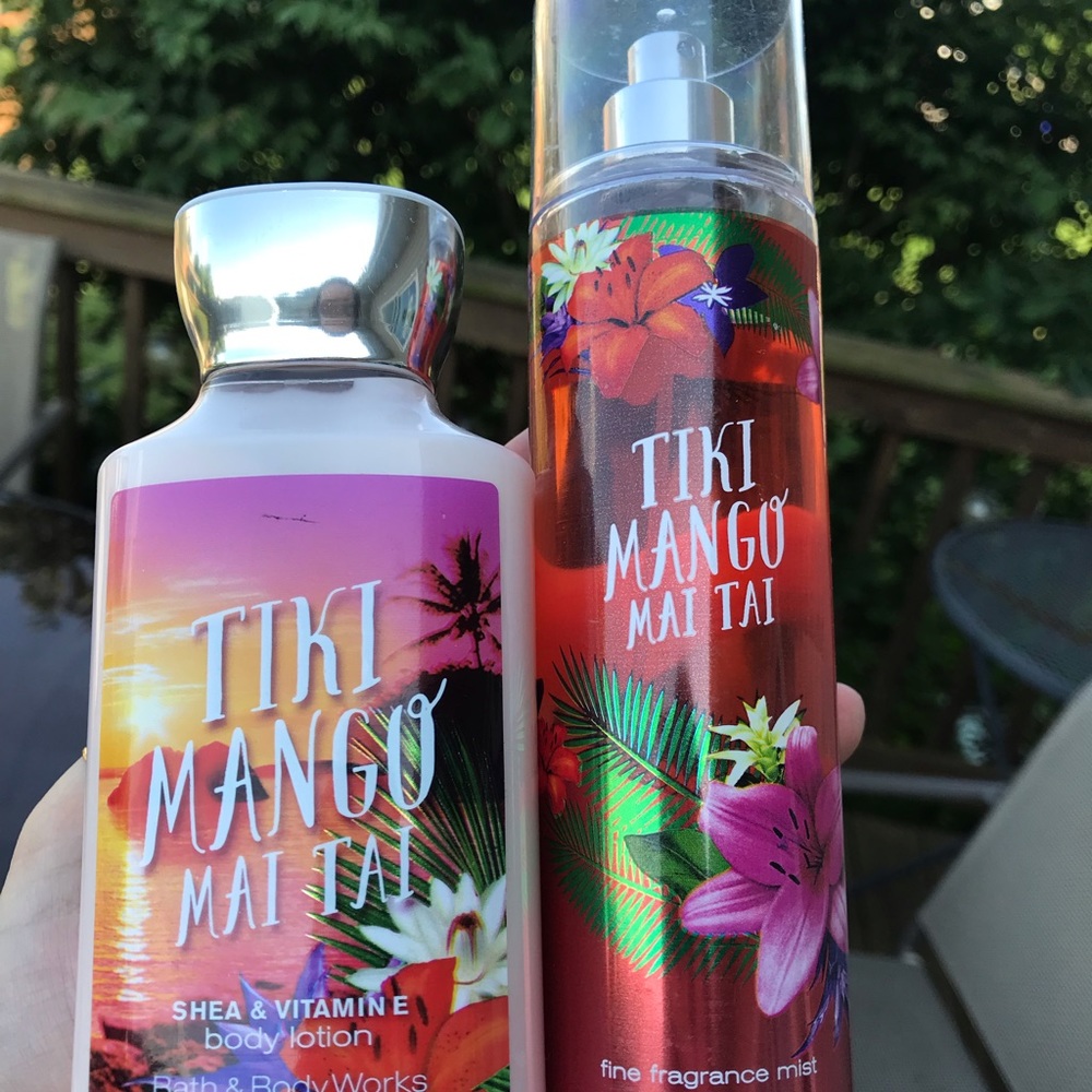 Tiki Mango Mai Tai lotion& mist by Bath&Body Works